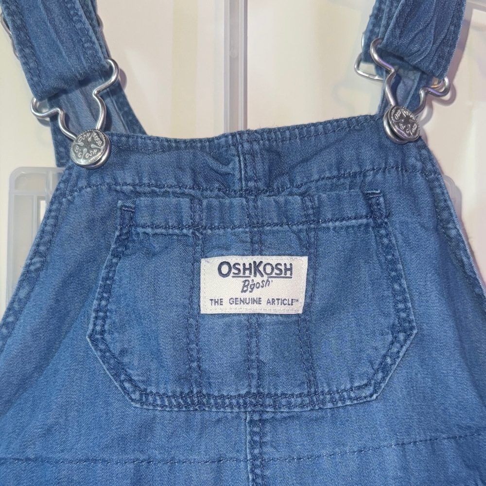 OshKosh B'gosh Baby Tulle and Denim Jumper Dress 18m - Picture 5 of 12